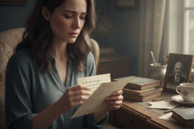 📜 The Heart-Wrenching Discovery of an Unsent Letter: How One Woman’s Grief Uncovered a Hidden Message That Will Change Everything! 😢✉️