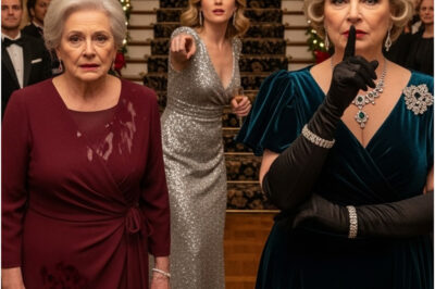 My son’s rich in-laws mocked me for showing up late and dirty to their Christmas party, after I stopped to help a stranger with her broken car.