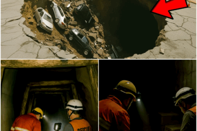 Sinkhole Appeared in Walmart Parking Lot, Then They Sent a Drone Inside…