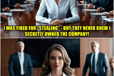 I Was Fired for Stealing — But They Never Knew I Secretly Owned the Company!
