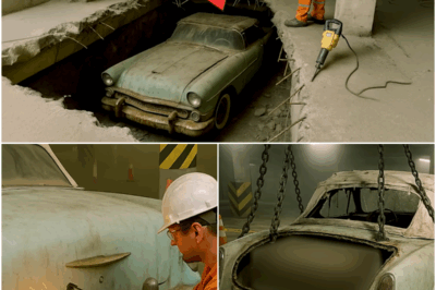Vintage Car Found Buried in Garage, Worker Cut Open Trunk and Began to Cry…