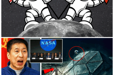 “👽CHINESE SCIENTISTS CLAIM NASA FOUND ‘SOMETHING’ ON THE MOON—AND PANICKED INTO NEVER RETURNING🚨🕳️” Beijing’s lunar analysts say archival radiation readings, distorted Apollo photos, and unexplainable energy signatures forced NASA into silence. If their claims are true, the Moon wasn’t empty—it was occupied. And the Apollo program got too close to the truth.