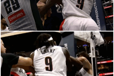 😱 Jerami Grant and Yves Missi ejected after heated moment and everyone gets involved 😱 – HTT