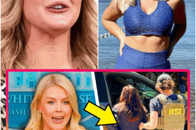 People on the block said the moment ICE vehicles rolled in, the whole street froze — not because anyone knew what was happening, but because the Leavitt family stepped outside looking shocked and angry. One neighbor whispered, “That’s when all hell started.” Whatever went down next didn’t look routine, and someone clearly didn’t want the cameras catching it.