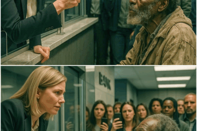 He came in quietly — an old Black man in a faded coat, holding an ID and a small notebook. “Good morning, ma’am,” he said softly. “I’d like to withdraw fifty thousand dollars.” Clara Whitmore, the bank’s young CEO, didn’t even hide her smirk. “Sir, this is a private branch. Are you sure you’re in the right place?” The lobby fell silent. And in that moment — she sealed her own fate.