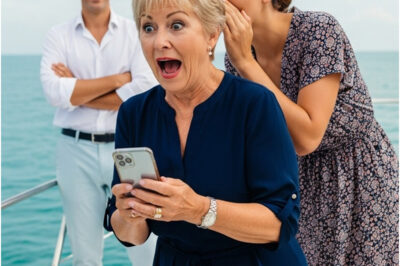 “Say hi to the sharks,” my daughter-in-law whispered as she shoved me off the yacht.