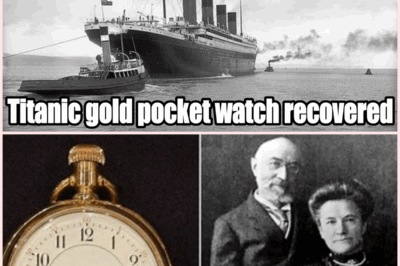 Titanic gold pocket watch recovered from body of one of its richest passengers is set to fetch £1m – with time stopped at 2.20am, the time the ship disappeared under the water