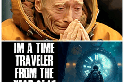 “👁️THE 2345 WARNING: THE TIME TRAVELER WHO SAID ‘I’M SORRY… YOU CAN’T STOP IT’💀🕳️” The stranger didn’t beg for attention—he begged for forgiveness. He spoke of a future where cities hum with a sound you don’t hear so much as feel, where people vanish in daylight, and where the sky cracks open like a wound. “I’m not here to save you,” he said. “I’m here to witness the moment it begins.”👇