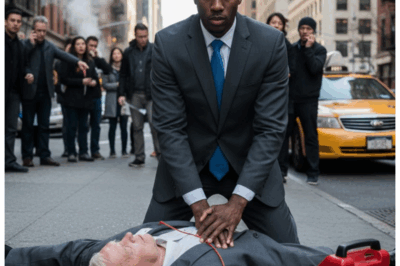 💥 A Black Man Misses His Dream Job Interview To Save A Stranger’s Life... Then Discovers The Shocking Truth About Who The Man Really Was... Marcus Johnson’s heart raced as he stepped out of the subway in Manhattan, tie perfectly adjusted, his nerves a mixture of excitement and anxiety. At twenty-four, today was supposed to be the day he finally landed his dream job—a financial analyst position at Wentworth & Co., one of New York’s most prestigious investment firms. After months of preparation, mock interviews, and sleepless nights, it all came down to this. But life, as it often does, had other plans. As Marcus walked briskly down Fifth Avenue, the towering skyscrapers above him seemed like symbols of his impending success. He was almost to the firm’s glass-and-steel building when a sudden commotion caught his eye. An elderly man had collapsed on the pavement, his tailored gray suit looking out of place against the harsh urban environment. Panic spread through the crowd—people froze, some gasped, others shouted for help, but no one dared move closer. Without a second thought, Marcus dropped his leather portfolio and rushed toward the man, his mind instinctively flipping through his college CPR training. “Sir, can you hear me?” he asked urgently, kneeling beside the frail figure. The man’s face was pale, and his shallow breaths made Marcus’s heart sink. He loosened the man’s tie and began chest compressions while shouting for someone to call 911. His hands burned with each press, his pulse pounding in his ears. Minutes felt like an eternity. The air seemed thick with anxiety, but Marcus kept going, counting aloud, ignoring the sweat dripping down his face. He needed to save this man’s life. When a passerby arrived with a portable defibrillator, Marcus’s hands shook as he followed the instructions, delivering the shock that made the man gasp back to life. Relief washed over him as the sound of sirens grew louder. The paramedics took over, quickly lifting the man onto a stretcher. One of them looked at Marcus with gratitude. “You saved his life. If you hadn’t stepped in, he might not have made it.” Marcus nodded, his heart still racing—but it wasn’t just from the adrenaline anymore. The clock was ticking. He glanced at his watch and felt the sinking feeling of dread. He was already twenty minutes late for his interview. His chance at a bright future was slipping away. He grabbed his portfolio, ran to Wentworth & Co., and burst into the lobby, drenched in sweat, trying to catch his breath. The receptionist gave him a cold look. “You’re very late. Mr. Wentworth was supposed to meet you, but he’s gone for the day,” she said, her tone polite but unyielding. Marcus’s heart dropped. He tried to explain, but the assistant’s face remained impassive. “I’m sorry, sir. Maybe you can reschedule, but I can’t guarantee anything.” Defeated, Marcus left the building, the weight of his failure pressing heavily on his chest. What he didn’t know was that his act of compassion had set something extraordinary into motion—a series of events that would alter the course of his life forever. What he didn’t know was that the elderly man he saved wasn’t just a stranger... but someone who could change everything for him. The next few days would unfold in ways Marcus could never have imagined, and the truth about who the man was—and what he was about to offer—would shock him to his core. 👇