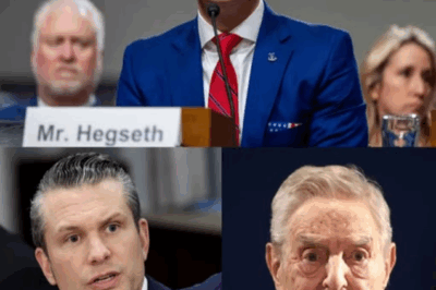 The chamber didn’t breathe for a full second when Pete Hegseth slammed that neon-red binder onto the desk—like he’d just tossed a live device into the middle of Congress. Pages flared open, numbers screaming off the paper, and his voice hit the mic like a warning siren. “George Soros… your billion-dollar riot checks just bounced.” The room froze. The cameras didn’t.
