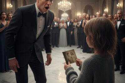 A Homeless Girl Interrupted a Billionaire’s Charity Gala to Ask for Leftovers — But When She Handed Him a Faded Photograph, His Entire World Collapsed