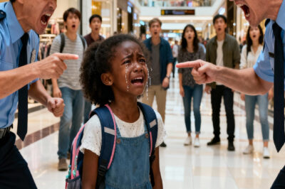 Two Officers Accused a Teen Girl of Theft — But When Her Father Walked In, the Room Went Dead Silent  The store lights hummed like a warning. A 16-year-old girl stood frozen between two uniformed men, her small shopping bag hanging from her wrist as if it weighed a thousand pounds. “Search her now,” one of them barked, his voice echoing off the glass cases. The crowd gathered fast — phones raised, whispers spreading like wildfire. Alyssa Brooks blinked back tears, her chest tight, her reflection trembling in the jewelry display. The manager’s finger stabbed the air toward her. “She was the only one near the necklace,” he said. Somewhere between accusation and disbelief, her voice cracked: “I didn’t take anything.” But the words fell flat, swallowed by the noise.