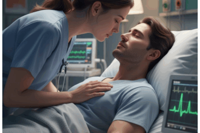 💋 “The Billionaire Who Was Supposed to Be in a Coma: Nurse’s Reckless Kiss Turns Into a Shocking Awakening...”  Emily Hart had always believed in routine — the quiet hum of the hospital, the monotony of her night shifts, and the heartache that came with caring for patients who never spoke, never moved. But one reckless kiss, meant to be a secret, would change everything.  Emily had been working at St. Luke’s Medical Center for almost five years. The night shift was her world, and her patients ranged from the elderly to Boston’s wealthiest elite. None had ever intrigued her like Alexander Reed — a thirty-two-year-old tech billionaire who had been in a coma for six months after a devastating car accident on Route 128.  Night after night, Emily would check his vitals, adjust his IVs, and read the news to him, as though his mind could hear her. His face, calm and strikingly handsome, was always there — a still portrait of a man trapped in time, surrounded by machines that controlled his every breath.  But tonight, the air felt different. She lingered by his bedside longer than usual, overcome by the weight of her own troubles — her mother’s mounting medical bills, the constant pressure to keep up with everything. “You know,” she whispered softly, “you don’t belong here. You should be out there, living.”  As her words hung in the air, she couldn’t stop herself. With a fleeting, almost desperate need for connection, she bent down and pressed her lips to his — just a soft kiss, meant to be nothing more than a private moment, something only she would know.  But then, a soft groan escaped his lips. His fingers twitched. The monitors beeped faster. Emily froze, heart pounding in her chest, as his eyelids fluttered open. The man who had been a stranger to the world for so long was suddenly awake… and his gaze was locked on her.  What happened next would change both of their lives forever.  👇