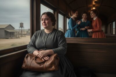 🚨 SHOCKING: Thrown Out by Her Own Parents... Nora’s Desperate Fate on the Mail-Order Bride Train Takes an Unexpected Twist... “Get out, Nora. We can’t afford you anymore.” The cold, cutting words from her father echoed in her ears like a death sentence. She stood there, clutching a worn travel bag as if it could somehow shield her from the pain. Her mother’s sharp gaze made her feel like an intruder in her own life. “You’re nothing but a burden. You’ve been that way since the day you were born,” her mother spat, her voice ice-cold. “Now you’re someone else’s problem. Go, find a job, or go marry some stranger. We don’t care anymore.” Tears stung Nora’s eyes, but she didn’t let them fall. She didn’t have time for tears. Not when her life had just been shattered, not when she was being thrown out like trash. As the heavy door slammed shut behind her, she walked out into the cold morning, alone. She arrived at the train station, still processing the heartless words of her parents. But there, standing by the platform, were three women in bright, hopeful dresses. One of them turned to Nora and whispered, “Who’s that? She doesn’t look like a bride... more like baggage.” They erupted into laughter, but it wasn’t directed at her—it was more of a bitter mockery. Nora tried to ignore them, clutching her bag tighter, but she couldn’t block out the cruel whispers. Her heart was heavy with humiliation when a loud voice pierced the tension. “Who let her on the train?” The voice rang out from the crowd, followed by mocking laughter. “She’s going to sink the whole train!” Nora’s face turned bright red, but she didn’t look up. She couldn’t. The weight of the ridicule was too much. But despite everything, she climbed aboard the train. As it began moving, she looked out the window one last time, catching a glimpse of the town she’d never return to. And just then, as the train gained speed, Nora’s fate took a sudden twist... something no one expected was waiting for her at the end of the tracks. 👇