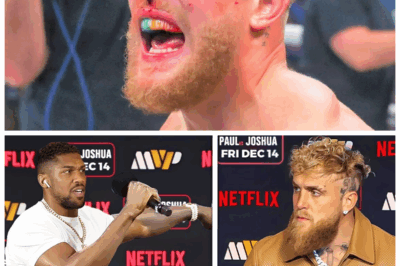 🐘 “I WILL PUNISH YOU!” Anthony Joshua Sends Chilling WARNING to Jake Paul at First Press Conference – The Fight That Will Shatter the Internet Is Here, and It’s More Intense Than Anyone Expected 🔥 At the first press conference for their highly anticipated fight, Anthony Joshua didn’t hold back. With the world watching, the heavyweight champion issued a brutal warning to Jake Paul, vowing to “punish” the controversial YouTuber turned boxer. What does this mean for the fight ahead? “The tension is palpable, and Joshua’s words are only the beginning of what could be a shocking showdown.” 👇