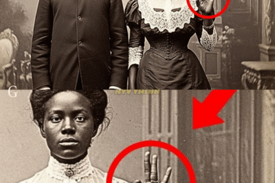 A Simple 1895 Portrait of a Young Couple Holds a Chilling Secret—What’s Revealed in Her Hand Will Change Everything!