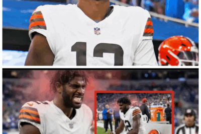 🐘 Shedeur Sanders FUMES 💣 On The Sidelines As Cameras Catch His REACTION During Browns’ Painful LOSS To Jets! 👇 The tension in Cleveland hit boiling point when cameras caught Shedeur Sanders pacing the sideline, helmet in hand, fury in his eyes, as the Browns crumbled against the Jets. The young star, once hailed as the team’s spark, looked like a caged lion — jaw clenched, lips muttering words producers had to blur. Fans read his face loud and clear: he’s done waiting. The moment went viral instantly, turning a loss into a full-blown quarterback controversy. 👇