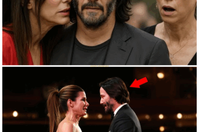 🔥“Sandra’s Shocking Goodbye: Keanu Left Speechless, Alexandra Trembles — A Decade of Hidden Feelings Finally Explodes 💥” When Sandra stepped forward, no one expected tears, let alone that trembling voice. But what she said shattered the calm façade of Hollywood’s nicest man—and left Alexandra wondering what had always been hiding behind those polite smiles 👇