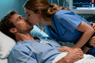 The nurse secretly kissed a handsome CEO who had been in a coma for three years, thinking he would never wake up — but to her shock, he suddenly hugged her after the kiss…