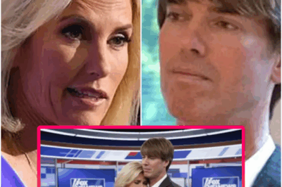 Laura Ingraham stopped mid-word — a clean, surgical pause that didn’t match anything happening on set. The camera caught her eyes flick to the reflection on the studio glass as a shadow slipped through the door behind her. A hot mic caught her whisper, “No… not tonight,” but the control room didn’t cut. The figure stepped into the light — not a guest, not staff — and the look on her face told viewers this walk-in carried a history no script ever dared mention.