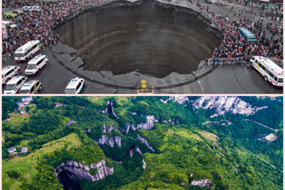 Unbelievable Discovery: Engineers Uncover Hidden Ecosystem in China’s Mysterious Sinkhole!