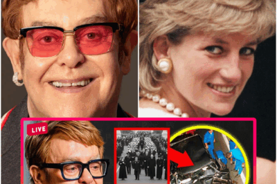 The air tightened when he finally spoke her name — not the polished tribute version, but the one people whispered behind closed doors. Elton paused, almost like weighing what could still blow back after all these years. Someone nearby murmured, “He shouldn’t be saying this… not now.” And that’s when everything shifted.