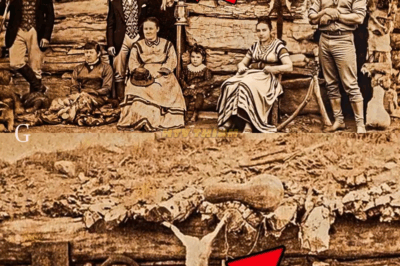 EXPERTS FIND 1878 FAMILY PHOTO AT LOG CABIN – ZOOM IN ABOVE THE DOOR AND TURN PALE AT WHAT THEY DISCOVER!