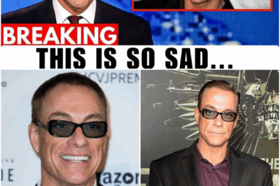 The world seemed to stop for a beat when Jean-Claude Van Damme stepped onto the stage at 64, moving slower than anyone expected, his eyes carrying a weight fans had never seen. Cameras zoomed in. Someone whispered, “That can’t be him…” And then he reached for the mic with a trembling hand — the kind of moment that makes an entire room forget to breathe.