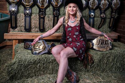 🌈 Octo-bling! Valentina Shevchenko makes history with full 8-set of rubies in her championship belt