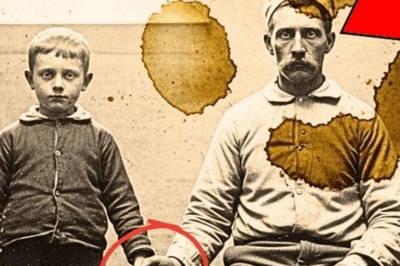 An 1887 Photo of a Boy and Man Holding Hands Seemed Innocent — Until Restoration Uncovered a Shocking Secret!
