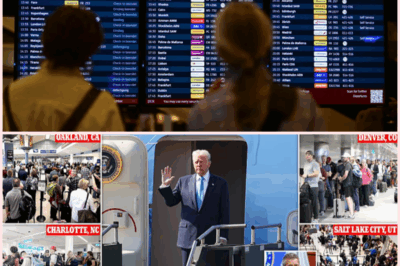 “Thousands of Flights Grounded as Government Shutdown Turns U.S. Skies into Chaos”