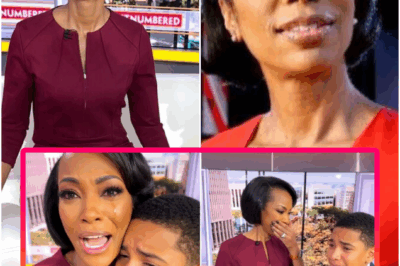 The hallway lights flickered as if the building itself paused — a strange, electric stillness right before Harris Faulkner turned the corner. She froze mid-step. Standing in front of her was the boy she once encouraged with a single sentence years ago. Now he wasn’t a trembling twelve-year-old. He stood tall, badge around his neck, whispering, “You’re the reason I’m here.” Harris pressed a hand against her mouth, shoulders shaking, as the room around them fell silent in pure disbelief.