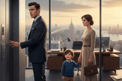 The wind howled down the frozen street as she whispered, “We have nowhere to go…” Her breath came out in small clouds, vanishing into the night. He could have kept walking. He could have ignored the woman clutching her son under the streetlight. But something in her voice — the quiet surrender — stopped him cold. His reply cut through the snow like a promise: “You do now.”