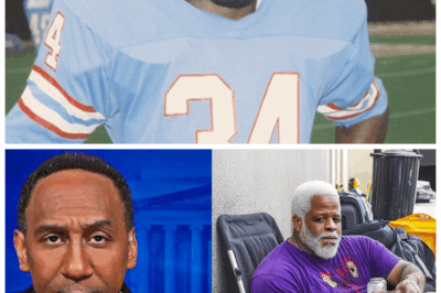 🐘 “Stephen A. Smith EXPOSES Earl Campbell for Going BROKE – The Shocking Truth Behind the Fall!” 💥 **In a bombshell revelation, Stephen A. Smith dropped a truth bomb that rocked the sports world: Earl Campbell, one of the greatest running backs in NFL history, is reportedly broke. “How does a legend fall so far?” Smith asks, exposing the heartbreaking financial downfall of a man once at the peak of his career. The shocking details behind Campbell’s financial ruin have left fans reeling — and the truth is more tragic than anyone could have imagined. 👇