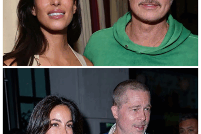 Brad Pitt and his girlfriend are all over each other at the movie premiere party