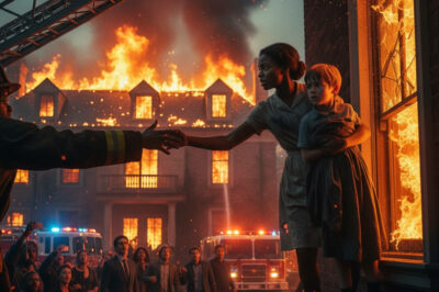 A billionaire’s mansion was on fire but no one dared to jump into the fire to save the billionaire’s son until a poor black girl picked up her child and rushed in to save his child and the ending changed his life…