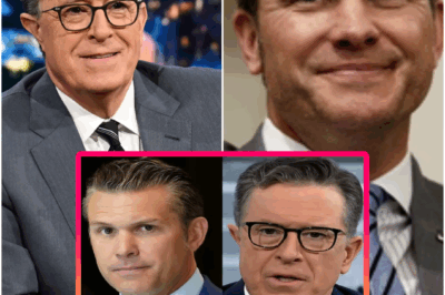 The crowd was roaring — then suddenly everything stalled. In the viral clip racing across social media, Stephen Colbert freezes mid-joke, glances offstage, and his smile drops in a way the camera wasn’t prepared to catch. A card slips from his hand. A mic crackles. And someone near the front row swears they heard him mutter, “Alright, enough of this.” Seconds later, he launches into a fiery on-air blast that feels nothing like his usual comedy.