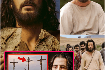 The entire set froze the second the director lifted his hand — not a dramatic cut, but a jolt, like something in the Crucifixion scene had gone off-script in a way no one could explain. Extras stopped mid-stride. The camera operator backed up like he’d seen a shadow move where no actor was standing. Then the director whispered, “Hold everything. I’ve never seen anything like this.” His voice wasn’t scared… it was stunned.