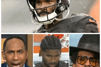 🐘 FIRST TAKE: Browns Absolutely Set Shedeur Sanders Up to Fail – Stephen A. & Cam Newton RIP Kevin Stefanski! 😱🏈 On today’s explosive episode of First Take, Stephen A. Smith and Cam Newton didn’t hold back as they slammed Cleveland Browns head coach Kevin Stefanski for setting Shedeur Sanders up to fail. “This is a disaster waiting to happen,” Stephen A. declares, as the Browns’ mishandling of their rookie quarterback comes under fire. What went wrong for Shedeur, and how does this reflect on Stefanski’s leadership? The truth about this shocking setup is more damning than you think. 👇