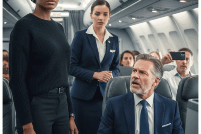 🚨 A Black Female Billionaire’s First-Class Seat Is Stolen by a White Passenger—And the Flight Is Immediately Canceled The hum of conversations and the rustling of luxury bags filled the first-class cabin of Flight 782, bound from New York to Los Angeles. Among the passengers settling in was Danielle Rhodes, a 39-year-old tech billionaire who had built her AI company from the ground up. As one of the most influential Black women in Silicon Valley, Danielle was known for her quiet confidence and her ability to turn her vision into a billion-dollar empire. After a long week of meetings, she was looking forward to the calm of her first-class seat—2A, by the window. But as she approached, a man was already sitting there. Edward Langford, a middle-aged white passenger wearing an expensive blazer, looked up at her with an irritated frown. “This is my seat,” Danielle said, smiling politely and handing him her ticket. Edward scoffed. “I don’t think so. Maybe you should check economy.” The cabin fell silent. Passengers nearby glanced toward them, sensing tension in the air. A flight attendant hurried over, checking the boarding passes. “Sir, Ms. Rhodes is correct—this is her seat.” Edward’s face twisted in disdain. “You people always think you can just take whatever you want.” His voice rose, venom dripping from his words, turning the heads of passengers across the aisle. Danielle froze, stunned—not because she hadn’t heard such words before, but because of where she was hearing them: first class, in 2025. The flight attendant insisted that Edward move, but he refused. “I paid for this seat,” he lied, despite his boarding pass clearly reading 3C. As tensions escalated, other passengers began filming the confrontation. One man called out, “Just let her sit down!” Another muttered, “Unbelievable.” After 20 agonizing minutes, the captain made an announcement that no one expected: the flight was canceled. Security escorted both passengers off the plane—Danielle calm and silent, Edward shouting profanities. What started as an ordinary boarding turned into a viral national story before the plane ever left the ground. By the time Danielle stepped back into the terminal, her phone was already buzzing with messages and notifications—everything was about to change. 👇