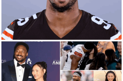 🐘 Romance Blooms: Myles Garrett and Chloe Kim Confirm Relationship with a Sweet Kiss! 🌹 “In a delightful post-game reveal, Myles Garrett and Chloe Kim confirmed their romance with a sweet kiss after the Browns’ Week 12 victory! ‘This is the perfect match on and off the field!’ fans noted, as the couple’s love story unfolds amidst the excitement of the season!” 👇