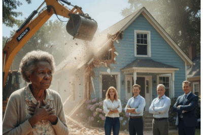 ⚖️ “HOA Destroys My Elderly Mom’s Home for a Parking Lot—The Shocking Twist That Unfolded in Court the Next Day...” The morning was supposed to start like any other, peaceful and quiet. But instead, it erupted into chaos when I woke up to the roar of bulldozers outside my elderly mother’s home. For over thirty years, this house had been her sanctuary, her pride, and now, it was being torn apart before my eyes. I rushed outside, my heart racing as I saw the workers demolishing the house—along with several members of the HOA board, their smug expressions betraying no remorse. “Why are you doing this?!” I screamed, my voice cracking with disbelief. A worker with a thick Southern accent paused his work, glancing at me. “HOA’s orders. They’re demolishing it for a parking lot.” My blood ran cold. My mom had kept the house in pristine condition—always well-maintained, with a garden that looked like it belonged in a magazine. But for months, the HOA had bombarded her with complaints, citing minor violations of their “aesthetic” codes. They pressured her to sell, but she refused, unable to understand why her home, her safe space, had suddenly become a target. “This is my mother’s home! You can’t just take it!” I shouted at the board members, my rage simmering beneath the surface. Mr. Thompson, the president of the HOA, stepped forward with a smug grin, his tone dripping with condescension. “We’ve got the legal right, you can’t stop us.” As they continued tearing down what had once been my mother’s life, something inside me snapped. The anger that rose was no longer just about the destruction of her home—it was about justice. But I couldn’t act recklessly. I had to be smart. I snapped a few photos of the destruction and ran to the courthouse. There had to be a way to stop this. There had to be a way to make them pay for what they’d done. The next day, I found myself standing in the courtroom, staring down the very people who’d ripped my family’s home away. But what I didn’t expect was the shocking revelation that would turn everything upside down. The HOA wasn’t just playing dirty—they were playing with fire. 👇