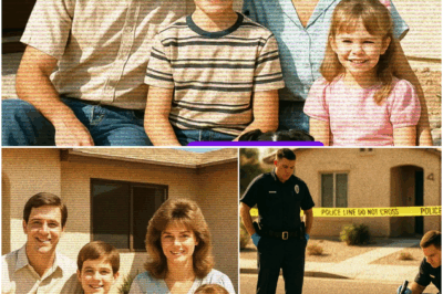A whole family disappearing from their Arizona home in 1987, no trace, no suspects, no goodbye. For decades, the case sat cold, a ghost towns whispered about. Then last week, a drone flew over the abandoned property… and what the pilot captured flipped the entire investigation on its head. Detectives aren’t talking. Neighbors are rattled. And one investigator was heard saying, “This changes everything.”
