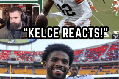 Travis & Jason Kelce GO CRAZY Over Shedeur Sanders’ First Browns Win! 🤯