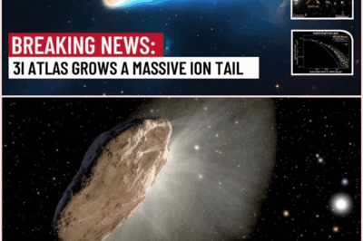 3I ATLAS: The Interstellar Comet That Shocked Scientists with Its Massive Ion Tail!