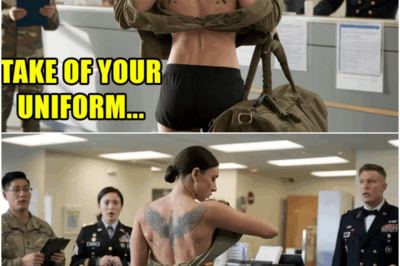 They Ordered Her to Remove the Uniform — Then Froze at the Tattoo Everyone Feared