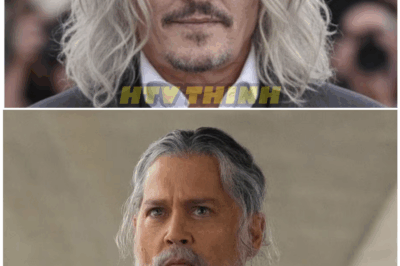 🦊 A MYSTERIOUS WIND, A SILVER-HAIRED TRANSFORMATION, and a Crowd Left Speechless—Johnny Depp’s Surreal Comeback Ignites Wild Rumors Across Hollywood 🌪️