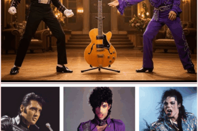The Shocking Duel of Legends: When Michael Jackson and Prince Faced Off for Elvis’s Guitar – A Battle of Legacy or Just a Media Mirage?