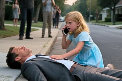 A millionaire collapsed on a crowded Atlanta street — but the child who saved him was far closer to him than anyone knew. The August heat shimmered off the concrete, wrapping the city in a heavy, airless hush. Nathan Carter, thirty-four, sharp-suited and untouchable in boardrooms, stumbled out of a meeting that had gone wrong in every possible way. His lungs burned. His vision tilted. Moments later, he was on the sidewalk — the man who once ruled half of downtown, now face-down on its pavement. Around him, traffic rolled on. People averted their eyes. No one saw a man unraveling. They saw a headline they’d already scrolled past.