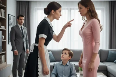 The housemaid shouted, “Don’t do that!” — and in that single moment, the silence that had ruled the Montes de Oca mansion for years finally broke.